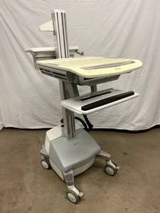 WOW MSRP $6000 Ergotron StyleView EMR Laptop Notebook Sit To Stand Locking Powered Cart for Healthcare, Inventory &amp At Home Portable Office Desk - Great Used Condition - Untested - Electronics Not Included No Key 1st Pic - Stock Photo
