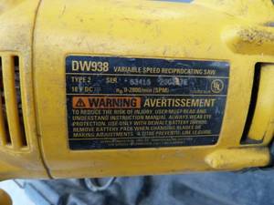 lot 68 image: Dewalt Set #25