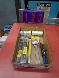 Flat of tools. As shown.