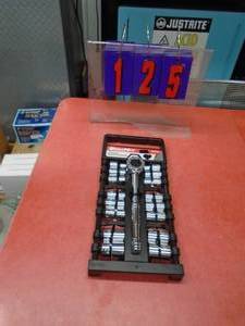 New Duramax 12 socket set. Standard & metric. As shown.