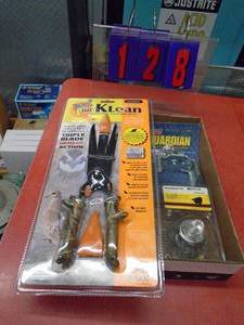 Flat of misc tools. As shown