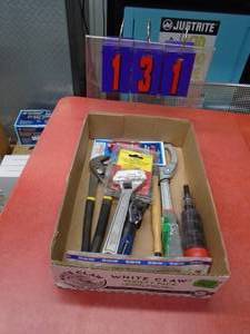 Flat of tools. As shown.