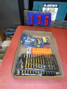 Flat of tools. As shown.