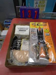 Flat of tools. As shown.