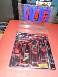 New hex key wrench set. As shown.