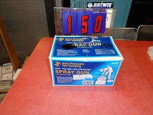 Astro Pneumatic HVLP spray gun. New in box. As shown.