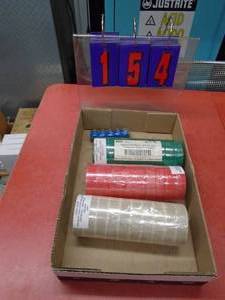 30 rolls of electrical tape. As shown.