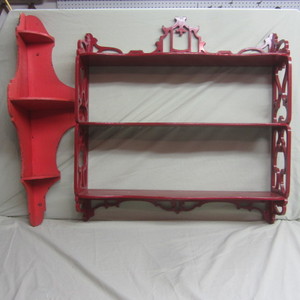 lot 46 image: Wood Shelves
