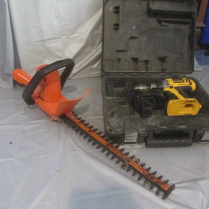 lot 63 image: Hedge Trimmer, Drill