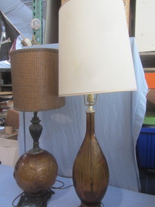 lot 88 image: LR Table Lamps