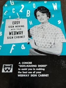 lot 128 image: Webway Sign Cabinet