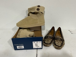 lot 21 image: Coach and Faded Glory Footwear