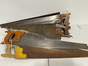 lot 93 image: Vintage Hand Saws