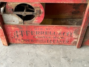 lot 53 image: Vintage Fanning Mill Clipper Grain Cleaner