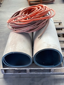 Rolls of Urethane Liner and Air Compressor Hoses
