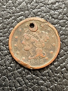 1848 Braided Hair Cent