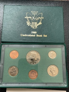 1989 Uncirculated Bank Set