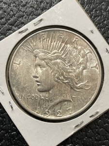 1927-D Peace Dollar