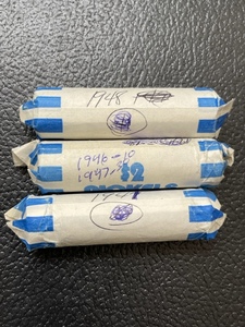 3 Rolls of Older Nickels