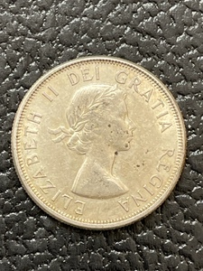 1963 Elizabeth II Half Dollar 80% Silver