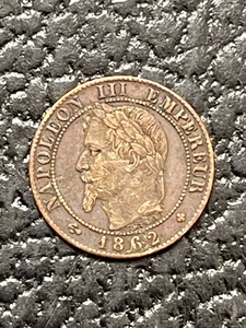 1862 Napoleon III Cent