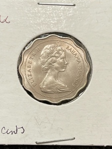 1966 Bahamas Dime