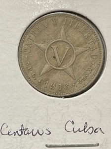 1916 Cuban Nickel