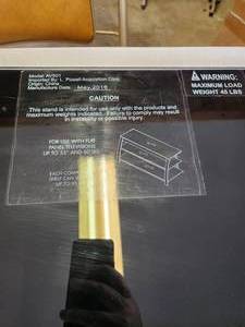 2 Large Pieces of Tempered Glass