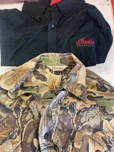Camo & Indian Motorcycle Shirts XL