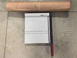 Red Rosin Paper Roll & Paper Cutter