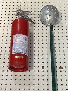 Fire Extinguisher & Ice Fishing Scoop
