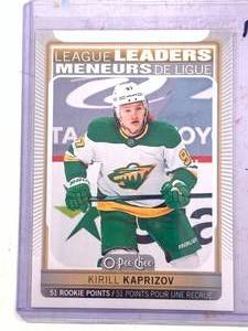 Karill Kaprizov Rookie Points Card