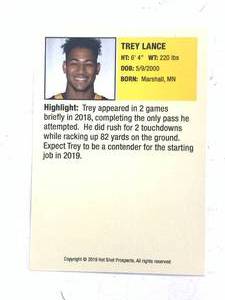 Trey Lance Football Card