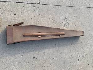 Vintage Leather Shotgun Case