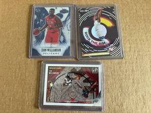 Zion Williams - 3 Different Cards
