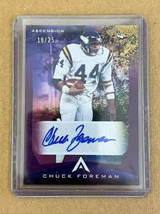 Chuck Foreman Autographed Card 1825
