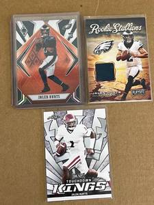 Jalen Hurts RCs Including Patch Card RS-14