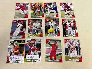 NFL Pro Set Cards including Signature Cards