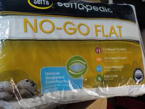 lot 1 image: Serta Sertapedic No Go Flat Pillow ...