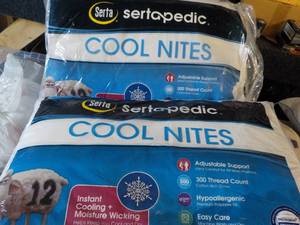lot 9 image: 2 Serta Sertapedic Cool Nites SQ P...