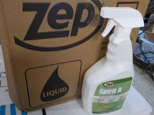 lot 89 image: Case of 12 qt Bottles ZEP ll Deterg...