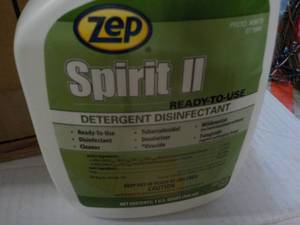 lot 90 image: Case of 12 qt Bottles ZEP ll Deterg...