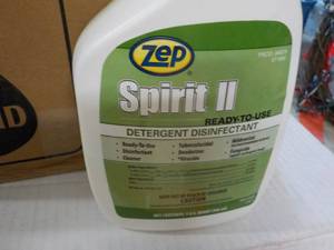 lot 93 image: Case of 12 qt Bottles ZEP ll Deterg...