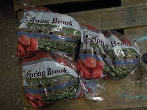 lot 142 image: 3 - 3 pound Bags of Spring Brook Re...