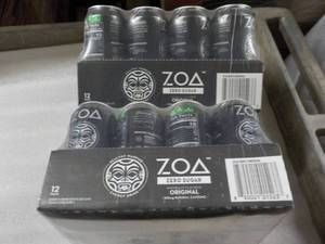 lot 229 image: 24 Bottles of ZOA Zero Sugar...