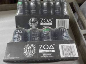 lot 231 image: 24 Bottles of ZOA Zero Sugar...