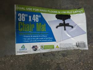 lot 101 image: 36 x 46 Chair Mat...