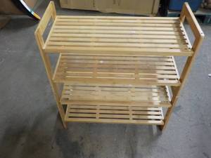 lot 110 image: Wood Shelf 22 x 12 x 28...