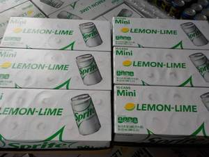 lot 236 image: 6 - 10 packs Sprite Lemon Lime Mini...