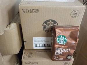 lot 246 image: 6 - 12 oz Bags Starbucks Breakfast ...